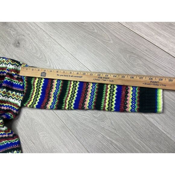 Cabi Sweater Womens Small Moorland Pullover Colorful Stripe Fair Isle #4413 Cozy - Picture 6 of 8